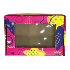 Подарочная коробка с прозрачным окном "Шкатулка" Фантазия