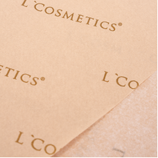Брендированная бумага тишью с логотипом L'Cosmetics