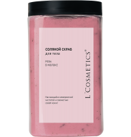 Скраб соляной «Роза в молоке» 1100 г