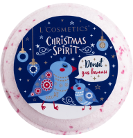 Бурлящий Donut для ванны Christmas Spirit "Donut Red Crystal" 160 г