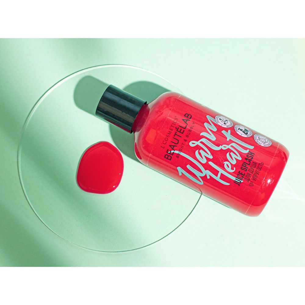 Гель для душа Juice Splash BEAUTÉLAB серии Bright & Bubbly - Warm Heart "Упругость" 250 мл