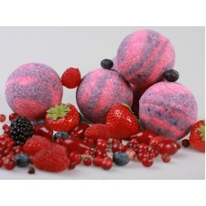 Бурлящие шарики «Красные ягоды» с пеной 130 г 